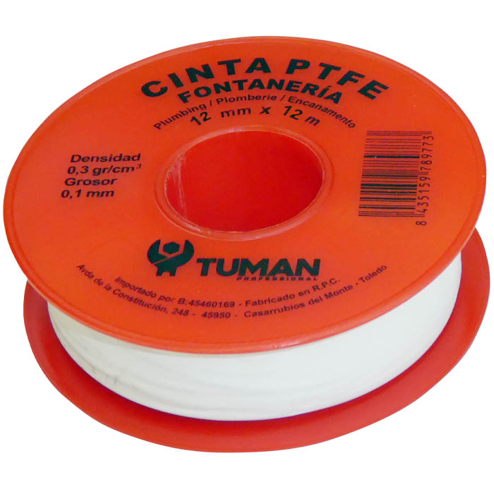 Cinta Ptfe 19Mmx0.1Mmx50Mts 0.3Gr/Cm2 TUMAN