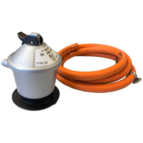 Kit Regulador Gas Domestico+1,5M Manguera C/Ab HOMELUX