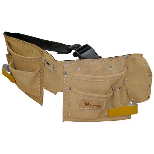 Doble cinturón porta-herramientas en piel - www.