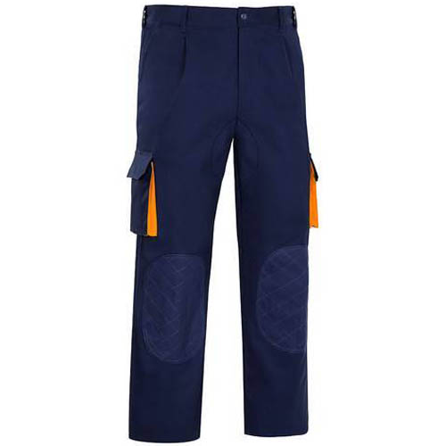 Pantalon Alg Cargo azul / naranja